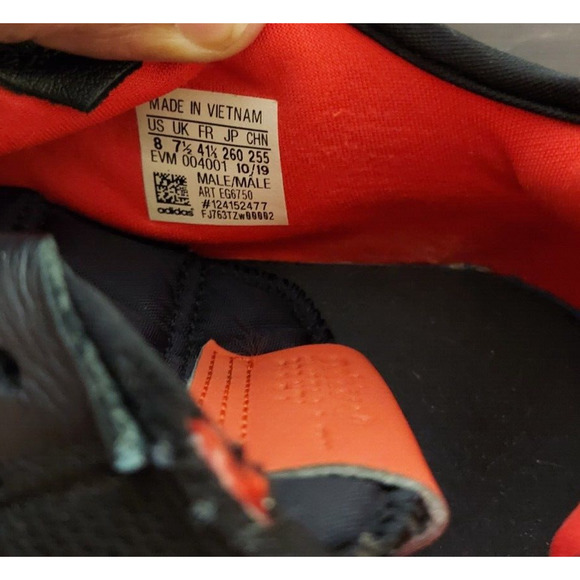 Adidas Mens Nite Jogger EG6750 Black Running Shoes Sneakers Size 8 - Picture 7 of 7